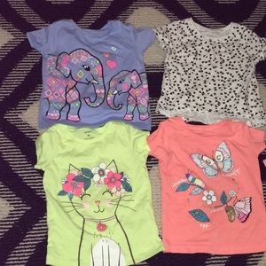2T GIRLS T-SHIRT BUNDLE OF 6